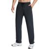 imageBALEAF Mens Sweatpants Casual Lounge Cotton Pajama Yoga Pants Open Bottom Straight Leg Male Sweat Pants with PocketsDark Grey