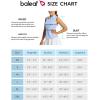 imageBALEAF Womens Golf Shirts Tank Tops Sleeveless Tennis Polo Racerback with Collar Athletic Tanks Quick DryRacerbacklight Blue