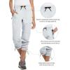 imageBALEAF Womens Hiking Pants Quick Dry Lightweight Water Resistant Elastic Waist Cargo Pants for All SeasonsCool Gray Petite 27