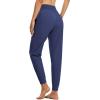 imagebaleaf Womens Joggers Lightweight Hiking Pants High Waist 5 Zipper Pockets Quick Dry Travel Athletic UPF50Classic Navy 28 Inseam