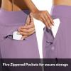 imagebaleaf Womens Joggers Lightweight Hiking Pants High Waist 5 Zipper Pockets Quick Dry Travel Athletic UPF50Grape 28 Inseam