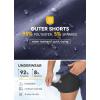 imageBALEAF Mens Mountain Bike Shorts 3D Padded Loosefit MTB Cycling Bicycle Lightweight Zipper PocketsNavy Blue