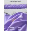 imageBALEAF Womens 2024 17quot Swim Skirt Bottoms High Waisted Modest Bathing Suit Skirt Tummy Control Swim BottomsPurple