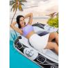 imageBALEAF Womens 2024 17quot Swim Skirt Bottoms High Waisted Modest Bathing Suit Skirt Tummy Control Swim BottomsWhite