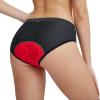 imageBALEAF Womens Cycling Underwear Padded Bike Shorts Padding Spin Biker Briefs Biking GearAbriefsblack