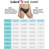 imageBALEAF Womens Cycling Underwear Padded Bike Shorts Padding Spin Biker Briefs Biking GearAbriefsblack