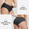 imageBALEAF Womens Cycling Underwear Padded Bike Shorts Padding Spin Biker Briefs Biking GearAbriefsblack