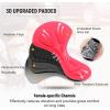 imageBALEAF Womens Cycling Underwear Padded Bike Shorts Padding Spin Biker Briefs Biking GearAbriefspink