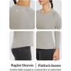 imageBALEAF Womens UPF 50 Sun Shirts Long Sleeve UV Protection Rash Guard Lightweight Quick Dry SPF Hiking Tops Outdoor06upgrade Khaki