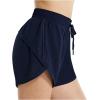 imagebaleaf Womens 3quot5quot Quick Dry Mesh Swim Shorts Tankini Bottom with Liner Athletic Gym RunningDark Blue