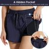 imagebaleaf Womens 3quot5quot Quick Dry Mesh Swim Shorts Tankini Bottom with Liner Athletic Gym RunningDark Blue