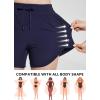 imagebaleaf Womens 3quot5quot Quick Dry Mesh Swim Shorts Tankini Bottom with Liner Athletic Gym RunningDark Blue