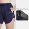 imagebaleaf Womens 3quot5quot Quick Dry Mesh Swim Shorts Tankini Bottom with Liner Athletic Gym RunningDark Blue
