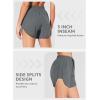 imagebaleaf Womens 3quot5quot Quick Dry Mesh Swim Shorts Tankini Bottom with Liner Athletic Gym RunningDark Grey
