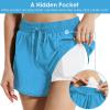 imagebaleaf Womens 3quot5quot Quick Dry Mesh Swim Shorts Tankini Bottom with Liner Athletic Gym RunningDazzling Blue