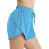 imagebaleaf Womens 3quot5quot Quick Dry Mesh Swim Shorts Tankini Bottom with Liner Athletic Gym RunningDazzling Blue