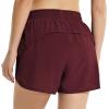 imagebaleaf Womens 3quot5quot Quick Dry Mesh Swim Shorts Tankini Bottom with Liner Athletic Gym RunningRed Wine