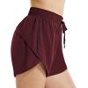 imagebaleaf Womens 3quot5quot Quick Dry Mesh Swim Shorts Tankini Bottom with Liner Athletic Gym RunningRed Wine