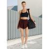 imagebaleaf Womens 3quot5quot Quick Dry Mesh Swim Shorts Tankini Bottom with Liner Athletic Gym RunningRed Wine