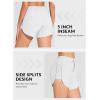 imagebaleaf Womens 3quot5quot Quick Dry Mesh Swim Shorts Tankini Bottom with Liner Athletic Gym RunningWhite