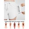 imagebaleaf Womens 3quot5quot Quick Dry Mesh Swim Shorts Tankini Bottom with Liner Athletic Gym RunningWhite