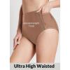 imagebaleaf Womens Modest Bikini Bottom High Waisted Swim Bottoms Full Coverage Bathing Suit BottomBrown