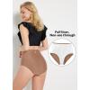 imagebaleaf Womens Modest Bikini Bottom High Waisted Swim Bottoms Full Coverage Bathing Suit BottomBrown
