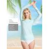 imagebaleaf Womens Modest Bikini Bottom High Waisted Swim Bottoms Full Coverage Bathing Suit BottomWhite