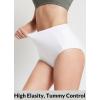 imagebaleaf Womens Modest Bikini Bottom High Waisted Swim Bottoms Full Coverage Bathing Suit BottomWhite