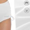 imagebaleaf Womens Modest Bikini Bottom High Waisted Swim Bottoms Full Coverage Bathing Suit BottomWhite