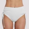 imagebaleaf Womens Modest Bikini Bottom High Waisted Swim Bottoms Full Coverage Bathing Suit BottomWhite