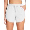 imagebaleaf Womens 3quot5quot Quick Dry Mesh Swim Shorts Tankini Bottom with Liner Athletic Gym RunningWhite