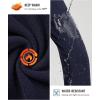 imageBALEAF Fleece Lined Thermal Pants Women Sweatpants Wide Leg Water Resistant Casual Lounge with Pockets Yoga WorkoutNavy