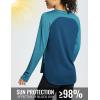 imageBALEAF Long Sleeve Workout Tops for Women Running Athletic Shirts Active Quick Dry Lightweight Moisture WickingCblue I