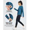 imageBALEAF Long Sleeve Workout Tops for Women Running Athletic Shirts Active Quick Dry Lightweight Moisture WickingCblue Ii