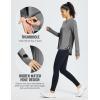 imageBALEAF Long Sleeve Workout Tops for Women Running Athletic Shirts Active Quick Dry Lightweight Moisture WickingCgrey