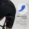 imageBALEAF Mens Padded Bike Shorts Cycling Tights Road Bicycle MTB Accessories Pockets UPF 50Classic Pocketblack