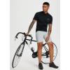 imageBALEAF Mens Padded Bike Shorts Cycling Tights Road Bicycle MTB Accessories Pockets UPF 50Classic Pocketgrey