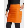 imageBALEAF Womens 17quot Puffer Quilted Skirt Lightweight Insulated Warm Snow Skirts Hiking Running Golf OutdoorsOrange