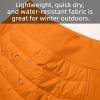 imageBALEAF Womens 17quot Puffer Quilted Skirt Lightweight Insulated Warm Snow Skirts Hiking Running Golf OutdoorsOrange