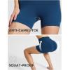 imageBALEAF Womens 8quot 5quot 3quot Biker Shorts High Waist Yoga Workout Gym Running Volleyball Spandex Shorts with PocketsNavy Bluestretchierlycra