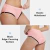 imageBALEAF Womens Cycling Underwear Padded Bike Shorts Padding Spin Biker Briefs Biking GearAbriefspink