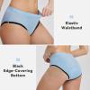 imageBALEAF Womens Cycling Underwear Padded Bike Shorts Padding Spin Biker Briefs Biking GearAbriefssnow Blue