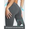 imageBALEAF Womens Fleece Lined High Waisted Leggings Water Resistant Thermal Warm Winter Tights Ski Hiking Pants with PocketsDark Grey