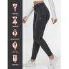 imageBALEAF Womens Fleece Lined Pants WaterResistant Sweatpants Winter Thermal Ski Hiking Running JoggersCharcoal