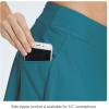 imageBALEAF Womens High Waisted Swim Skirt Bikini Tankini Bottom with Side PocketTeal Green
