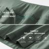 imageBALEAF Womens Hiking Long Shorts 9quot11quot Quick Dry Bermuda Cargo for Curvy Lightweight Pockets9 Inch Dark Army Green