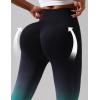 imageBALEAF Womens Leggings with Pockets Tummy Control Workout High Waisted Athletic Running 78 Ultra Soft Gym Yoga Ankle PantsBlack Green