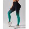 imageBALEAF Womens Leggings with Pockets Tummy Control Workout High Waisted Athletic Running 78 Ultra Soft Gym Yoga Ankle PantsBlack Green
