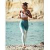 imageBALEAF Womens Leggings with Pockets Tummy Control Workout High Waisted Athletic Running 78 Ultra Soft Gym Yoga Ankle PantsBlack White